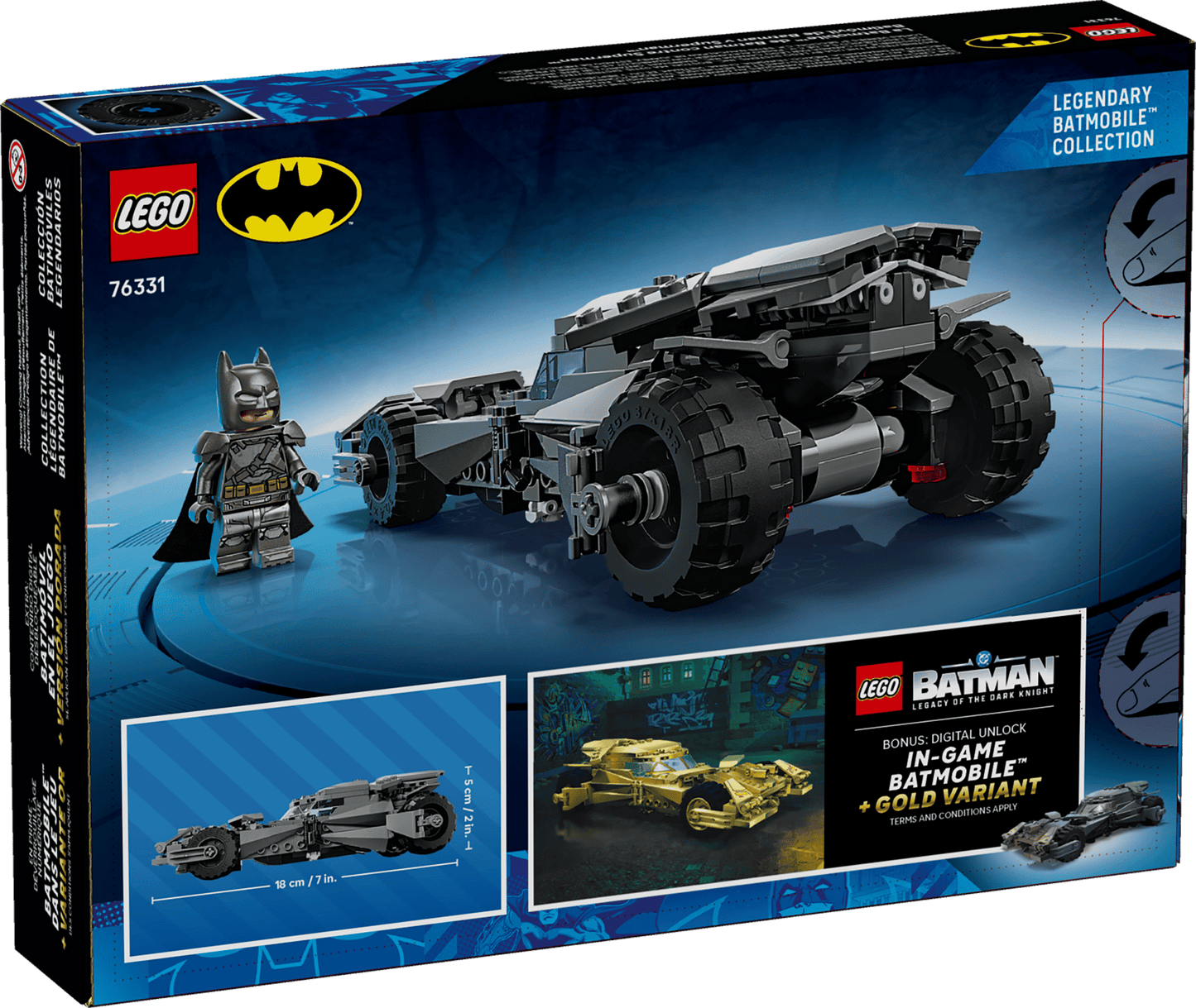 LEGO Speed Champions Batman v Superman™ Batmobile™ #76331