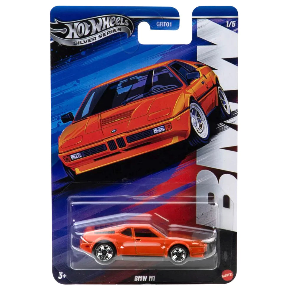 Hot Wheels BMW Series Car Set 2025 Silver Series ( 5 Cars )