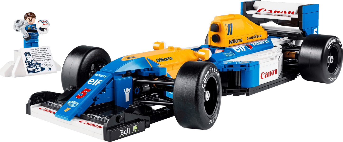 LEGO Icons Williams Racing FW14B & Nigel Mansell F1 Car