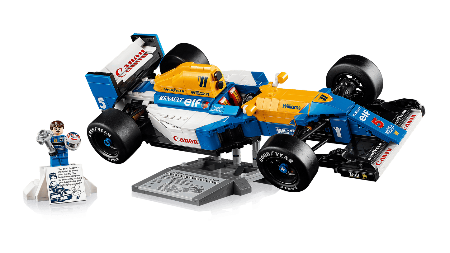 LEGO Icons Williams Racing FW14B & Nigel Mansell F1 Car