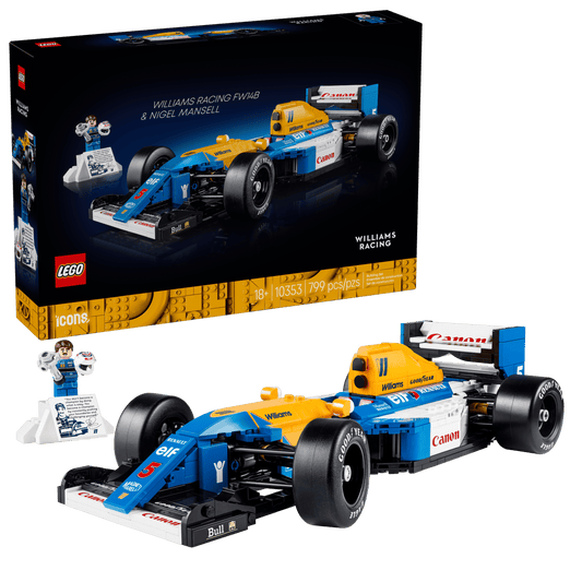 LEGO Icons Williams Racing FW14B & Nigel Mansell F1 Car