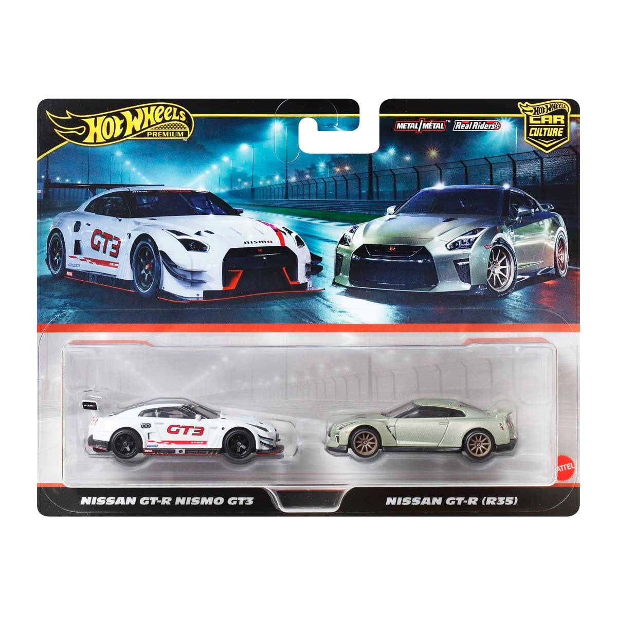 Hot Wheels Premium Car Culture Nissan GTR 3 and GTR 2017 2 Pack
