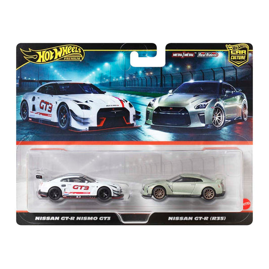 Hot Wheels Premium Car Culture Nissan GTR 3 and GTR 2017 2 Pack