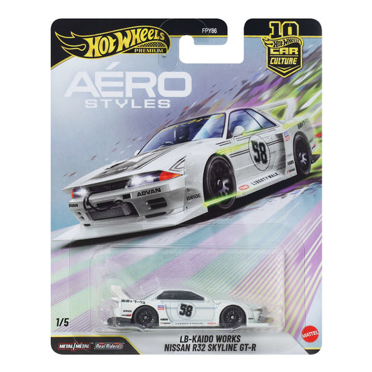 Hot Wheels Premium Car Culture LB-Kaido Works Nissan R32 Skyline GT-R