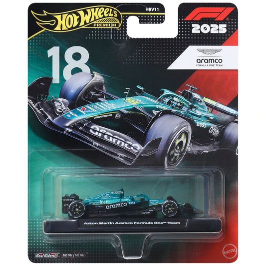 Hot Wheels Premium Aston Martin Stroll 2025 Formula 1® Team #18