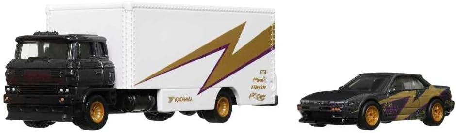 Hot Wheels Premium Team Transport Car Culture Nissan Silvia S13 & Sakura Sprinter