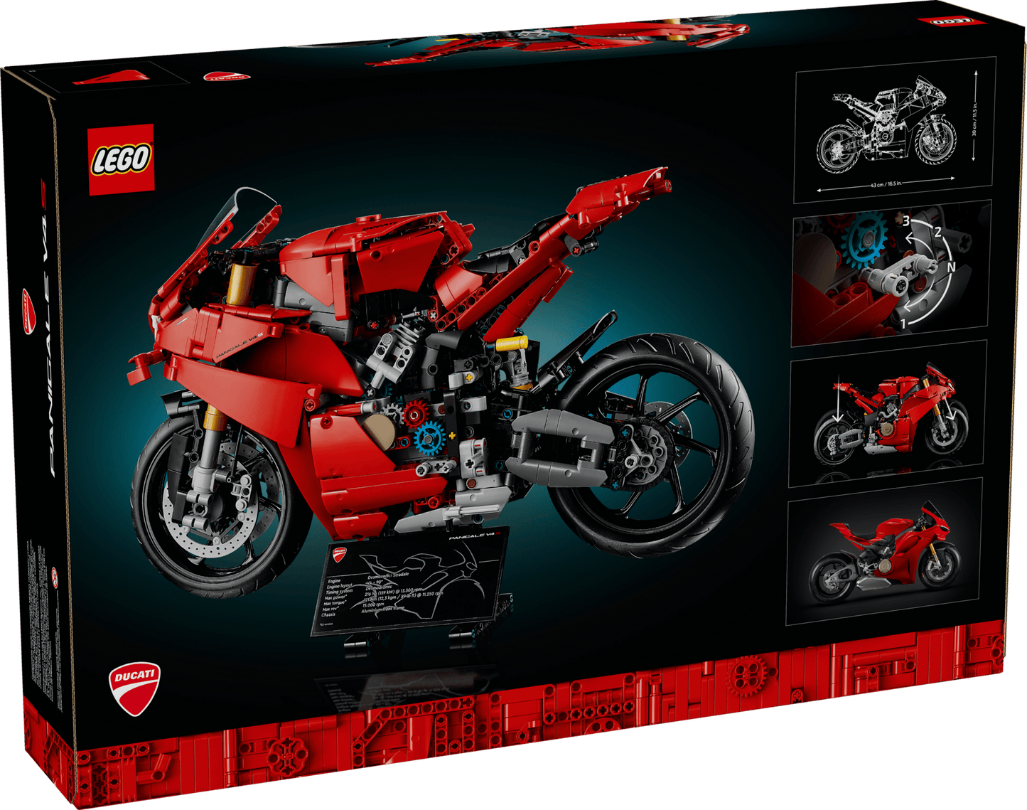 LEGO TECHNIC Technic Ducati Panigale V4 S Motorcycle #42202