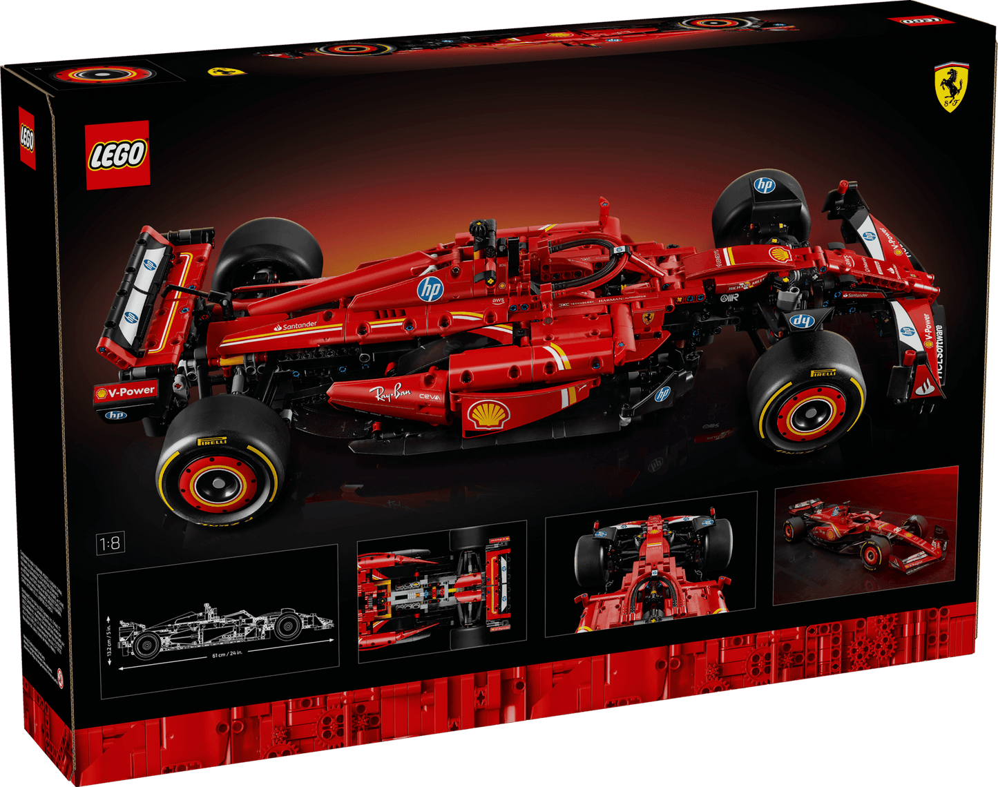 LEGO Technic Ferrari SF-24 F1 Car Set for Adults 42207