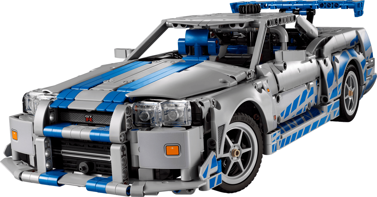 2 Fast 2 Furious Nissan Skyline GT-R (R34) LEGO TECHNIC