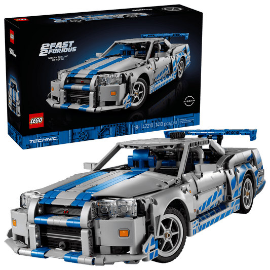 2 Fast 2 Furious Nissan Skyline GT-R (R34) LEGO TECHNIC