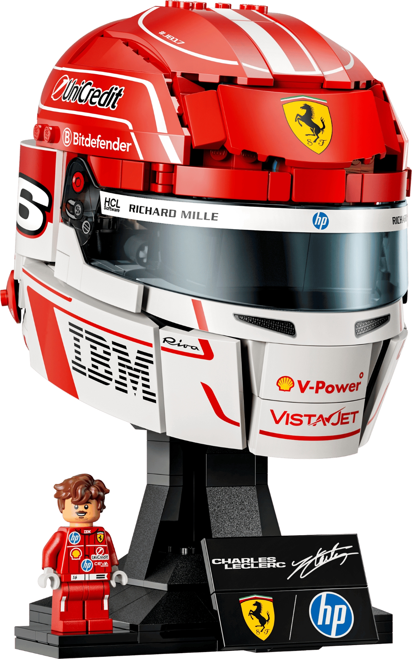 LEGO Editions Scuderia Ferrari HP Charles Leclerc Helmet 43014