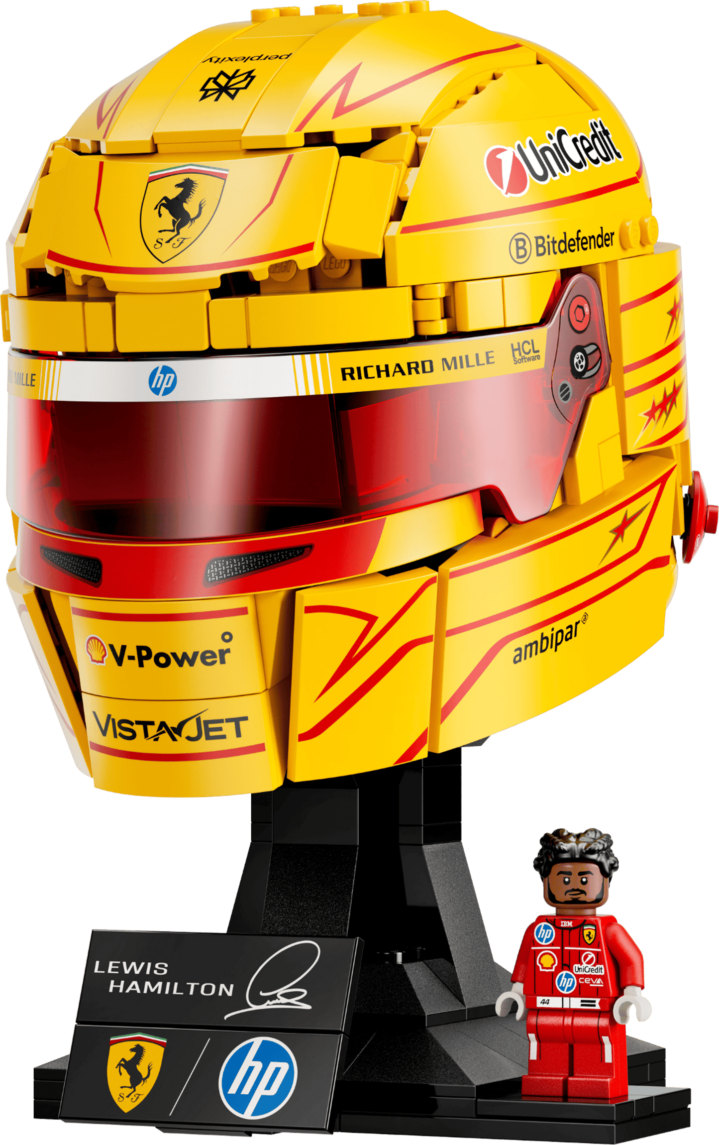 LEGO Editions Scuderia Ferrari HP Lewis Hamilton Helmet 43022