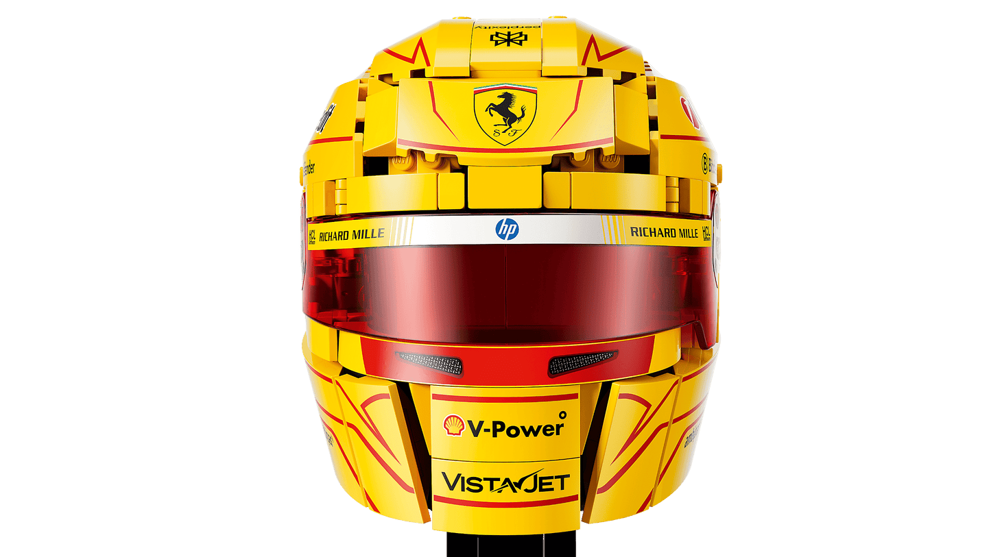 LEGO Editions Scuderia Ferrari HP Lewis Hamilton Helmet 43022