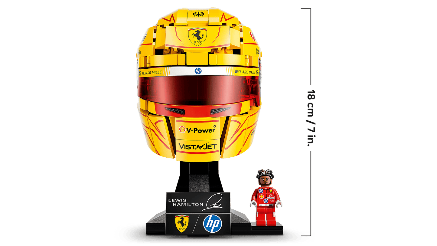 LEGO Editions Scuderia Ferrari HP Lewis Hamilton Helmet 43022