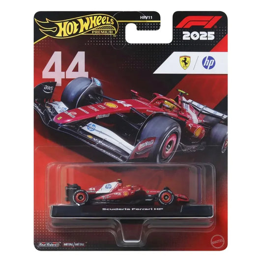 Hot Wheels Premium Scuderia Ferrari Lewis Hamilton 2025 Formula 1® Team #44