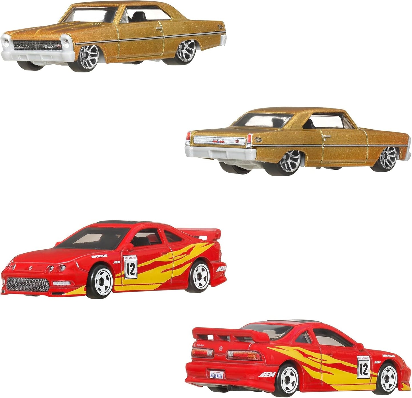 Hot Wheels Fast & Furious Silver Series 10 Car Set Die-cast Collection