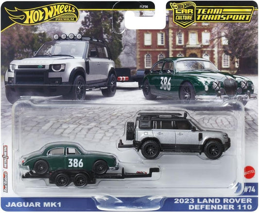 Hot Wheels Premium Team Transport 2023 Land Rover Defender 110