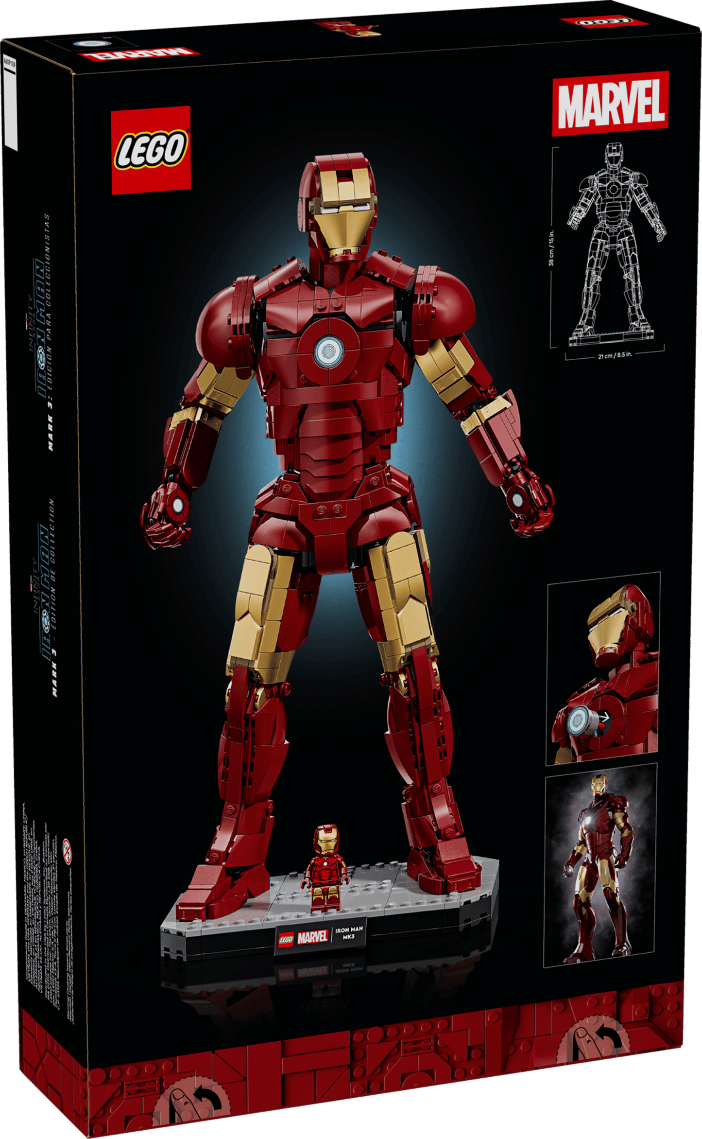 LEGO Marvel Iron Man Mark 3 Collectors' Edition #76344