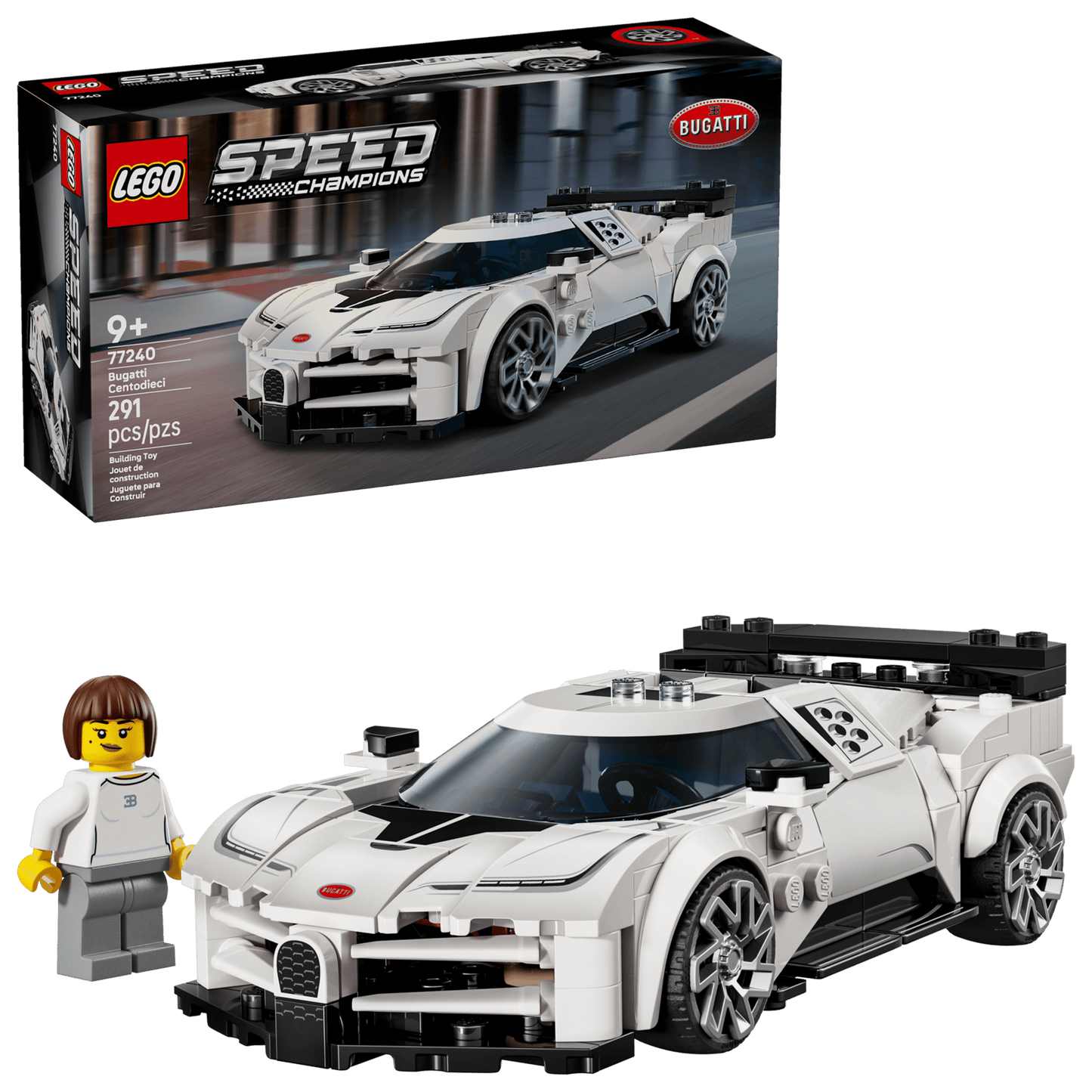Bugatti Centodieci Hyper Sports Car LEGO Speed Champions