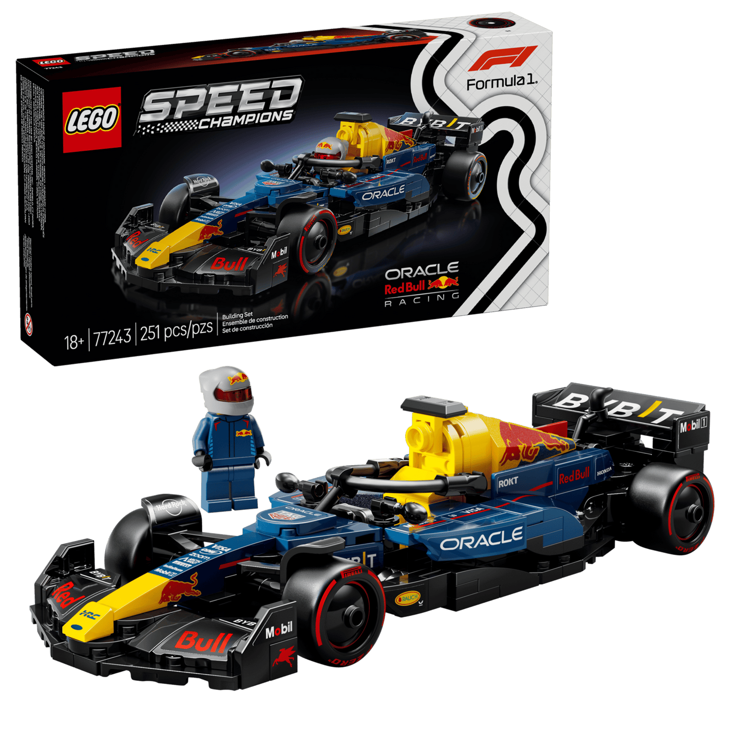 Oracle Red Bull Racing RB20 F1 Race Car LEGO Speed Champions