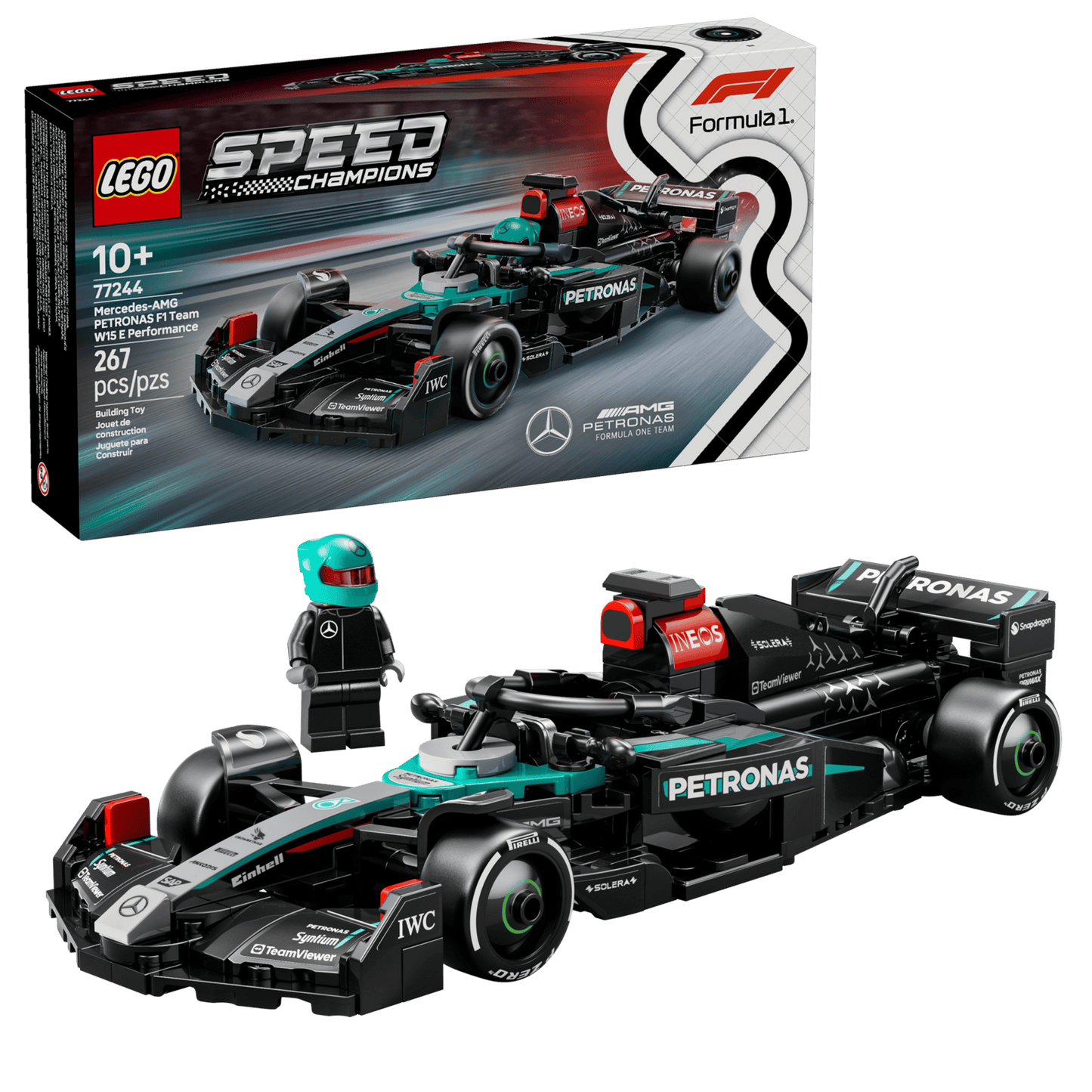 Mercedes-AMG F1 W15 Race Car LEGO Speed Champions