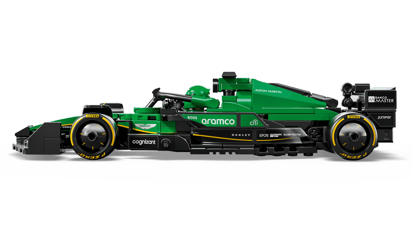 Aston Martin Aramco F1 AMR24 Race Car LEGO Speed Champions