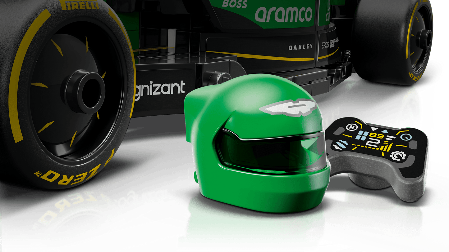 Aston Martin Aramco F1 AMR24 Race Car LEGO Speed Champions