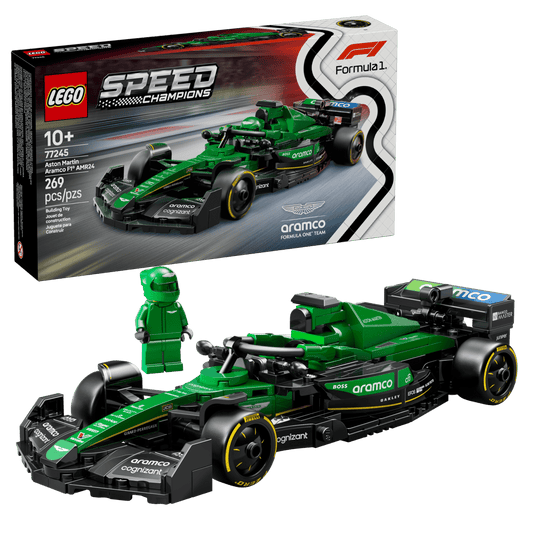 Aston Martin Aramco F1 AMR24 Race Car LEGO Speed Champions