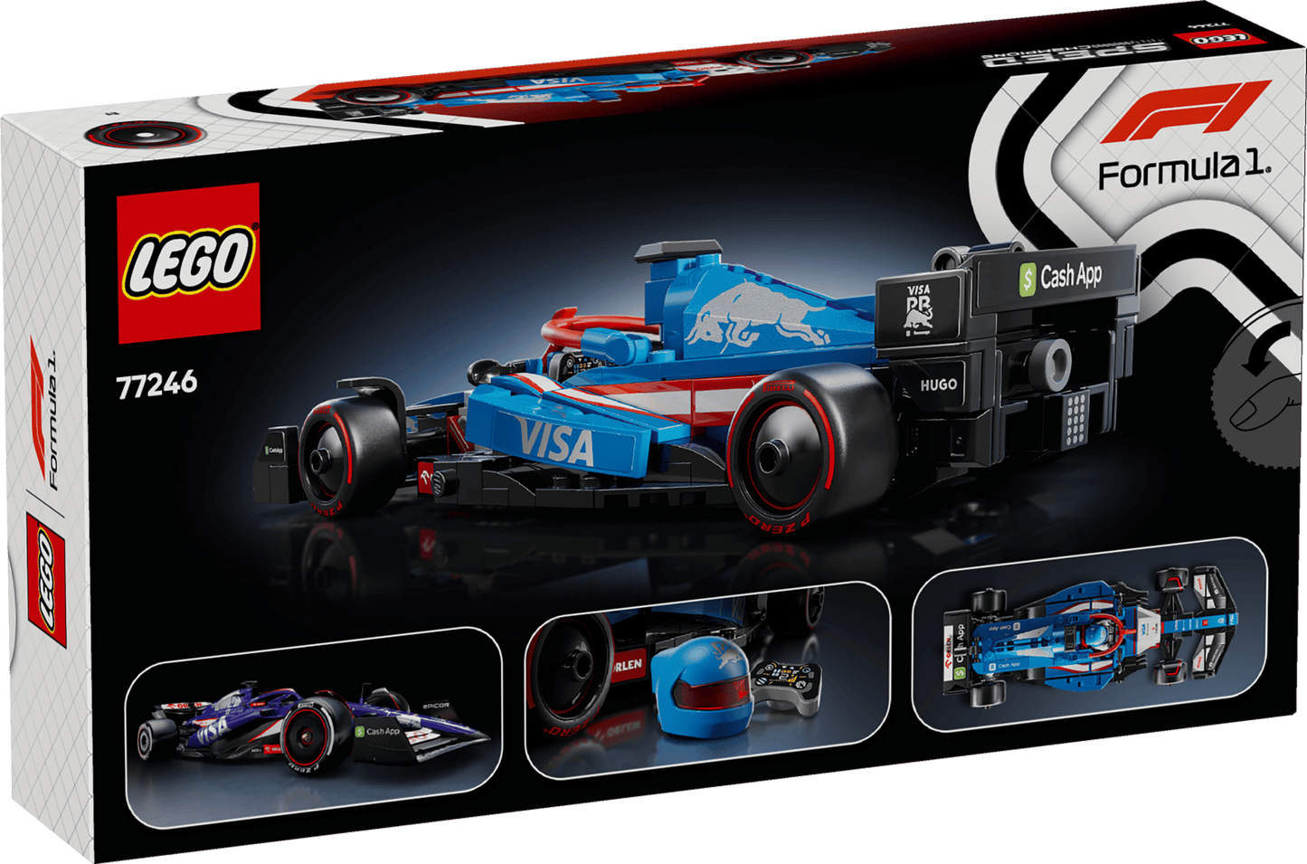 Visa RB F1 Racing Bulls Race Car LEGO Speed Champions
