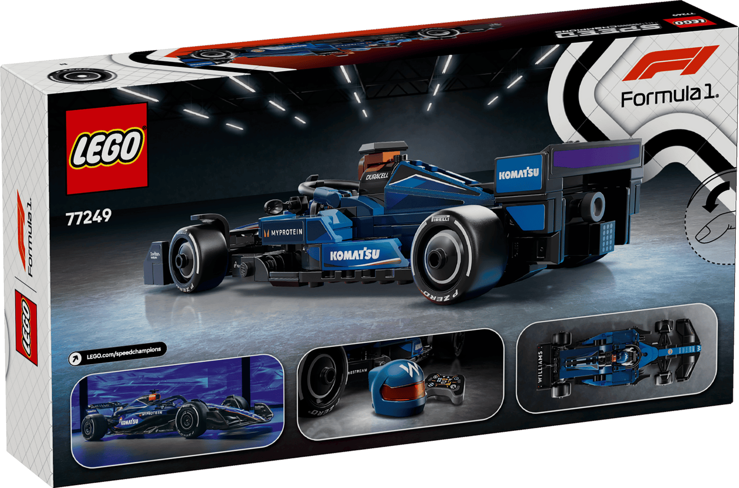 Williams Racing FW46 F1 Race Car LEGO Speed Champions