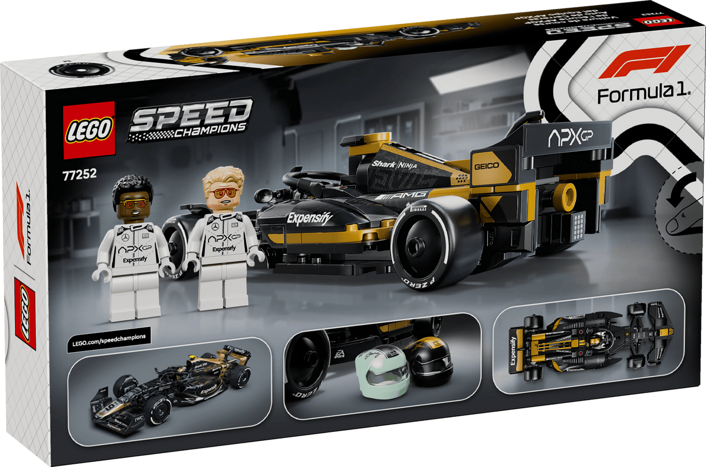 APXGP Team Race Car from F1 The Movie LEGO Speed Champions