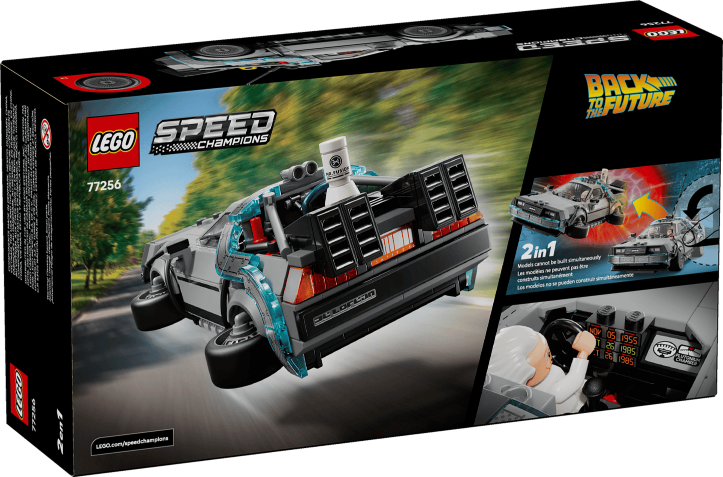 LEGO Speed Champions Time Machine from Back to the Future #77256