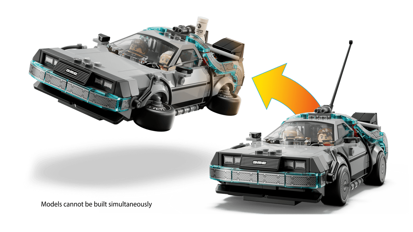 LEGO Speed Champions Time Machine from Back to the Future #77256