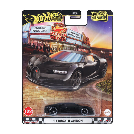 Hot Wheels Premium Boulevard Vehicle '16 Bugatti Chiron