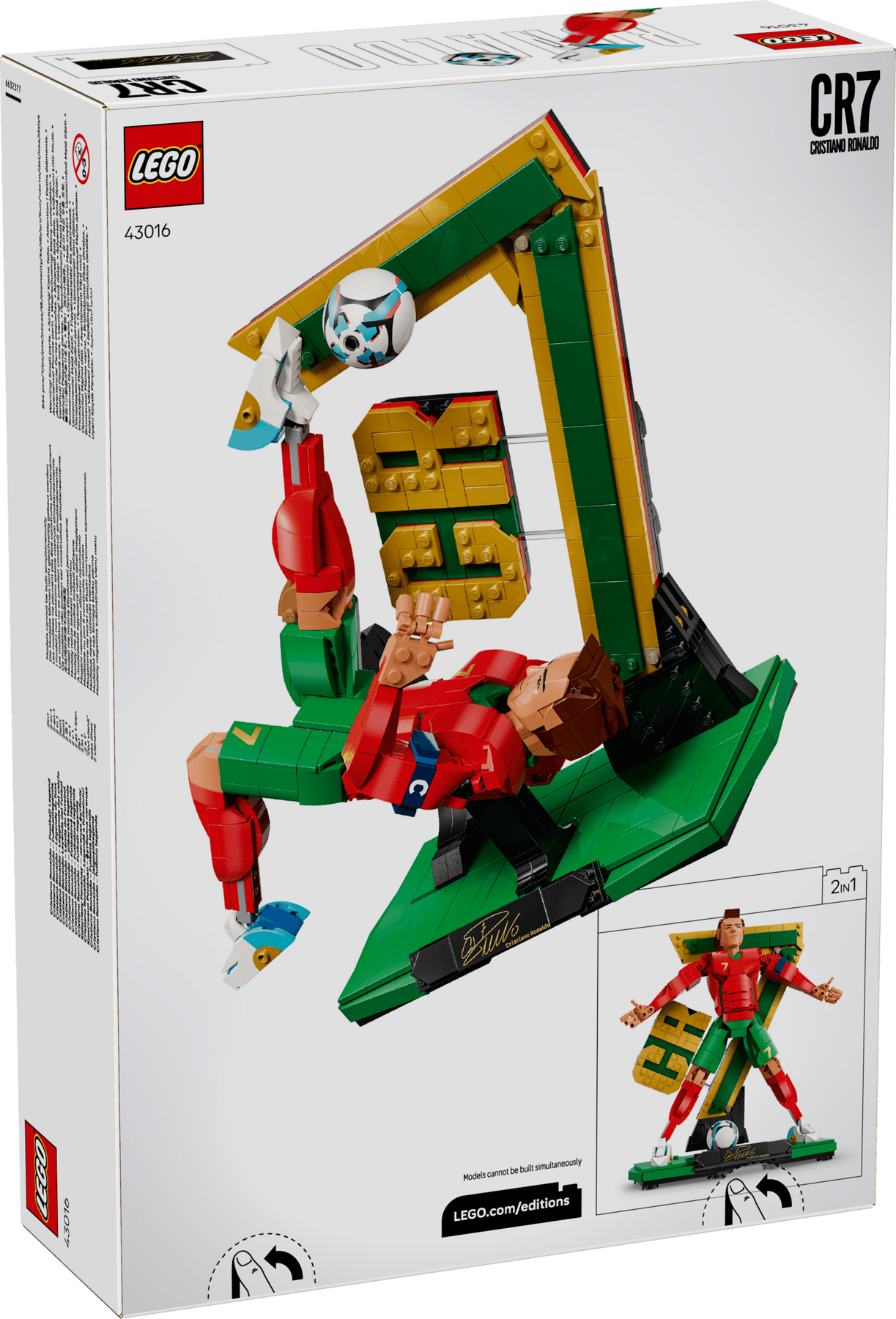 LEGO Editions Cristiano Ronaldo – Football Legend #43016