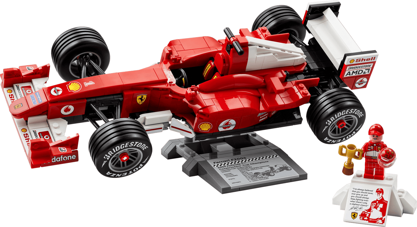 LEGO Icons F1 Ferrari F2004 & Michael Schumacher Set