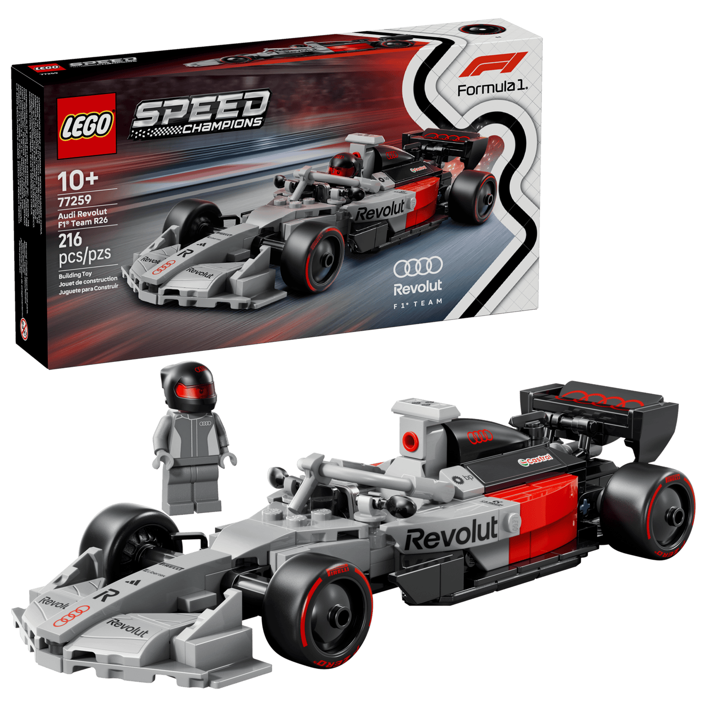 Audi Revolut F1 Team R26 Race Car LEGO Speed Champions