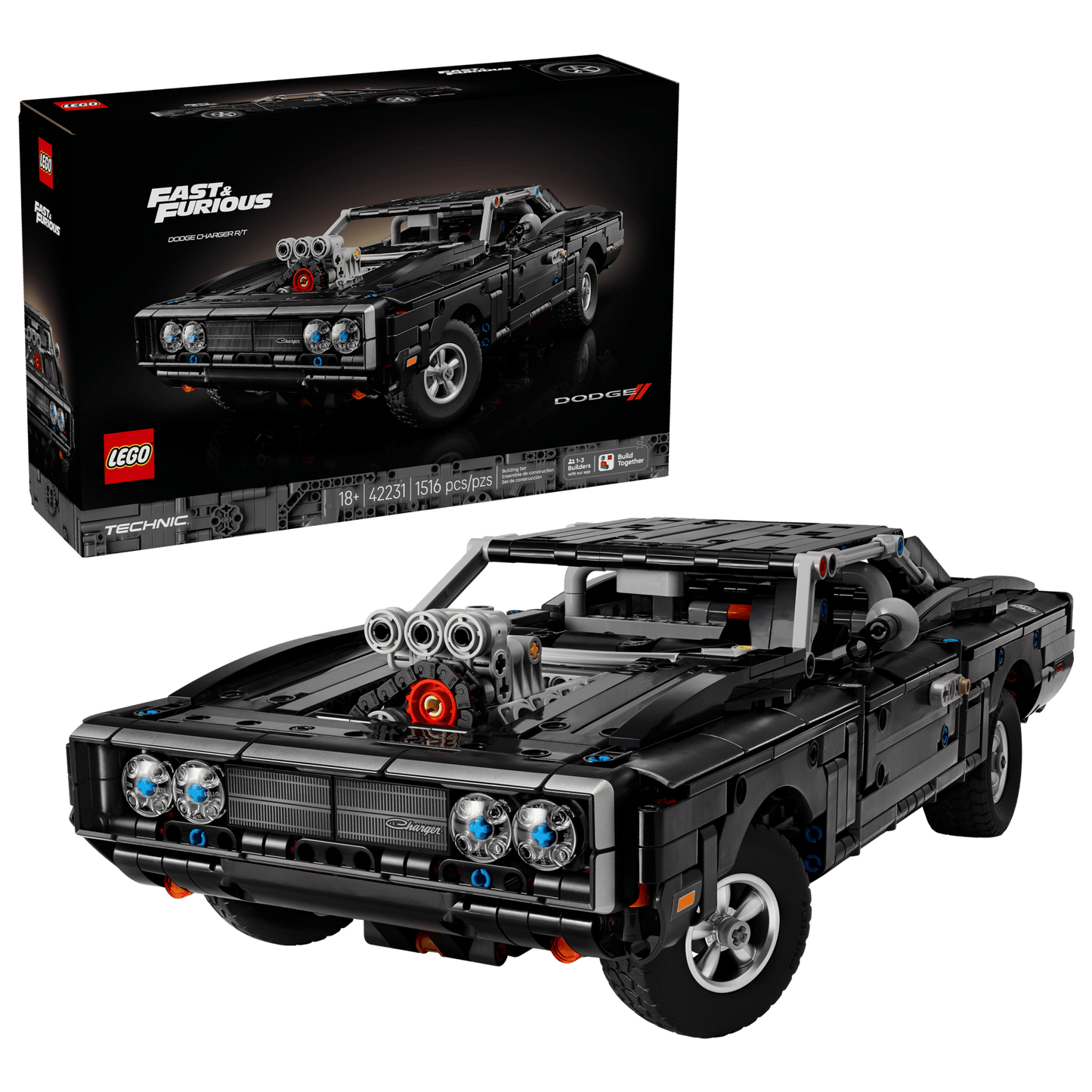 LEGO TECHNIC Fast and Furious Dodge Charger R/T Car #42231