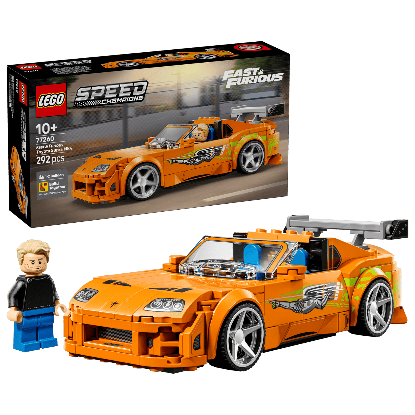 LEGO Speed Champions The Fast and The Furious Toyota Supra MK4 #77260
