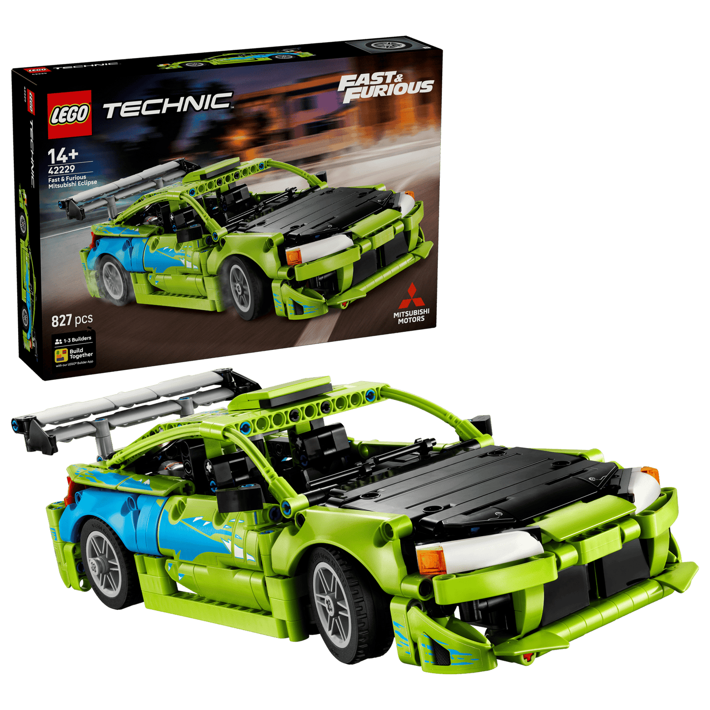 LEGO TECHNIC Fast and Furious Mitsubishi Eclipse Car #42229