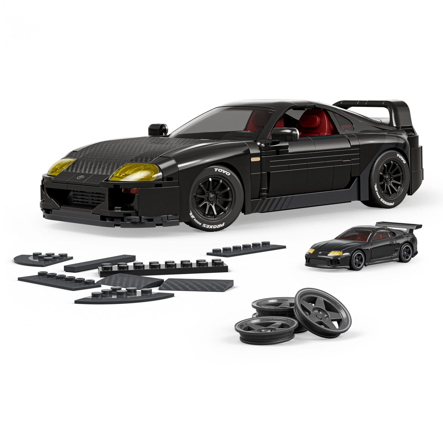 Mattel Brick Shop Hot Wheels ’94 Toyota Supra MKIV Building Set