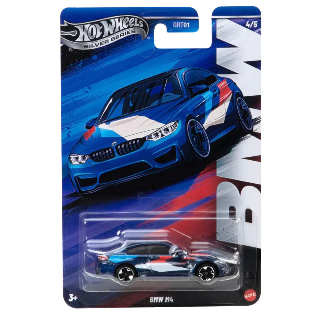 Hot Wheels BMW Series Car Set 2025 Silver Series ( 5 Cars )
