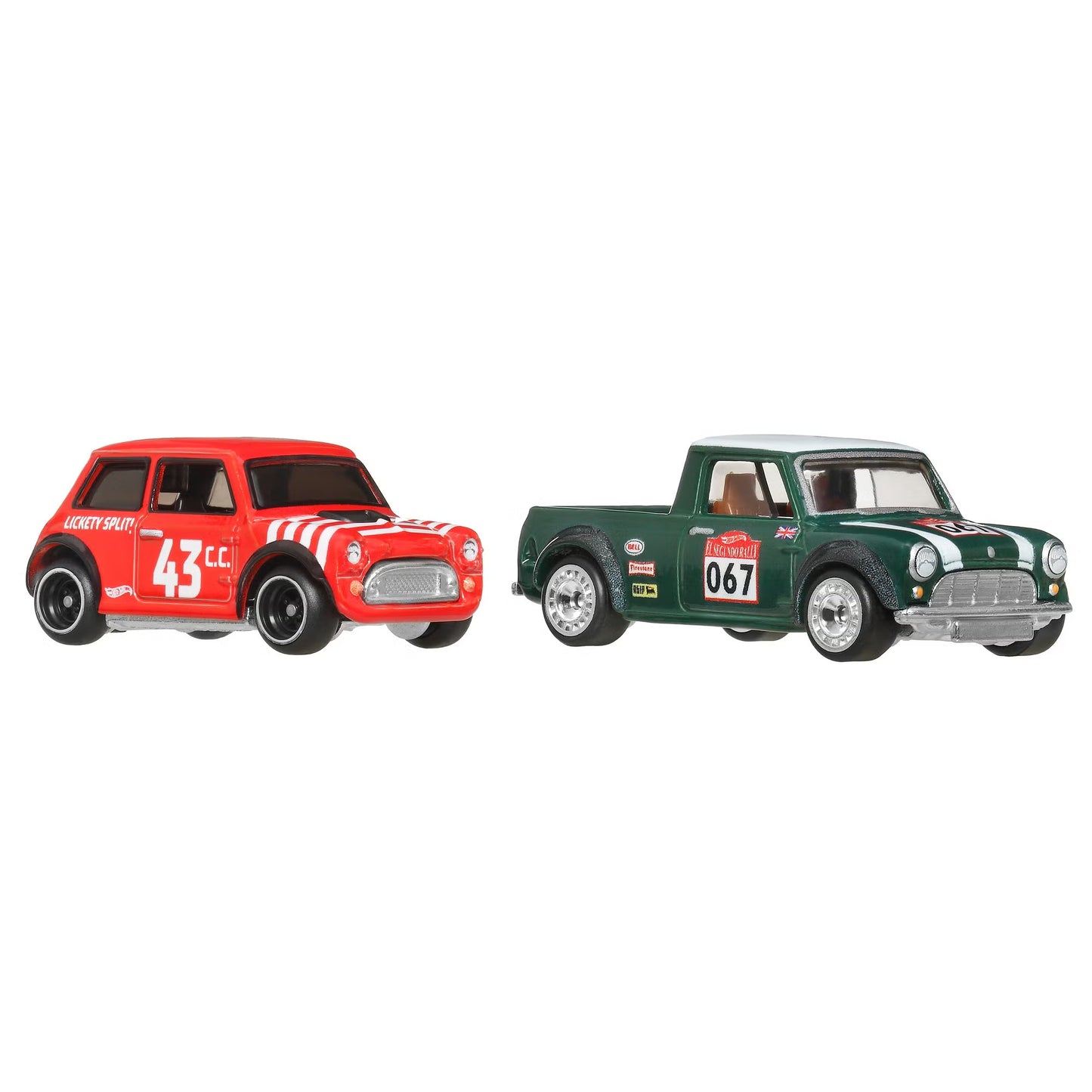Hot Wheels Premium 2-Pack Morris Mini & 67 Austin Mini Pickup