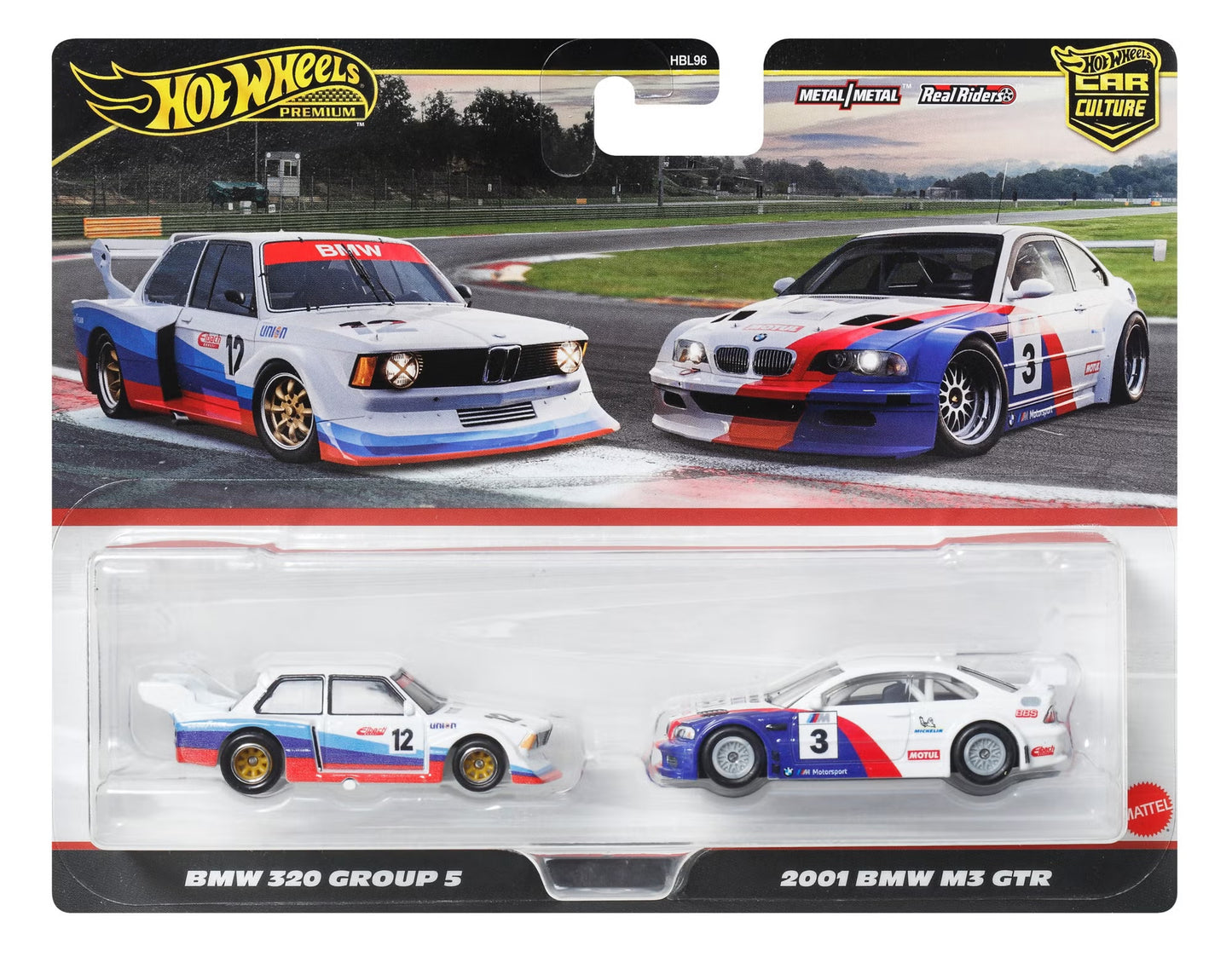 Hot Wheels Premium 2-Pack BMW E46 GTR & BMW 320 GRP5
