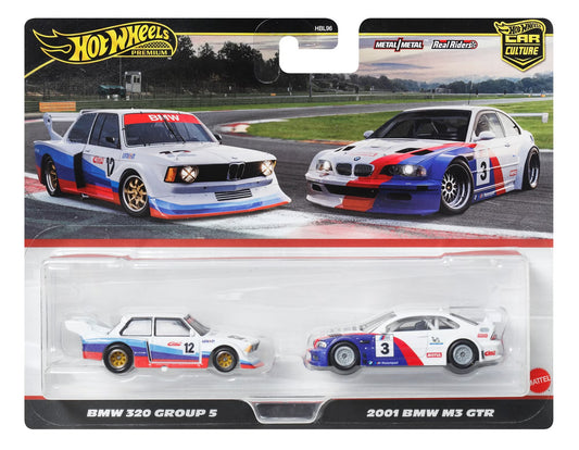 Hot Wheels Premium 2-Pack BMW E46 GTR & BMW 320 GRP5