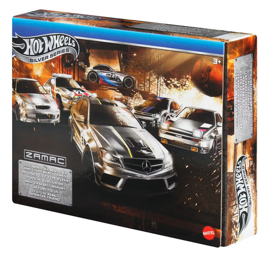 Hot Wheels  Silver Series Set Of 6 Zamac Vehicles