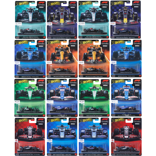 Hot Wheels Premium Formula 1® Set (2024) 16 Cars Included
