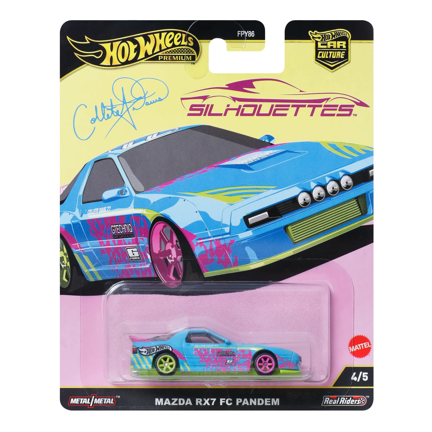 Hot Wheels Premium Car Culture Silhouettes Mazda RX7 FC Pandem