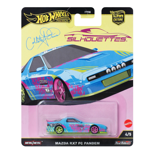 Hot Wheels Premium Car Culture Silhouettes Mazda RX7 FC Pandem