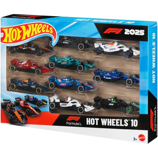 Formula 1 2025 Race Team Die-Cast Cars 10 PACK